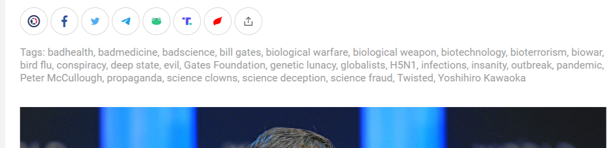 Dr. McCullough: Bill Gates donated $9.5 M to create H5N1 mutations that could infect humans