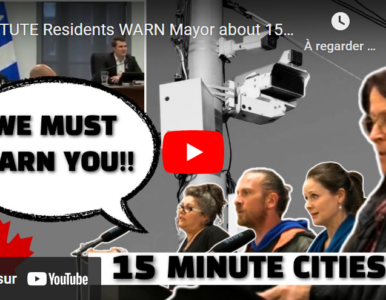 Residents QUESTION and WARN Mayor about 15 Minute Cities!