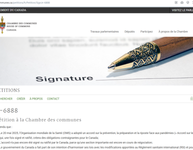 Will Carney surrender Canadians’ rights to the W.H.O.?