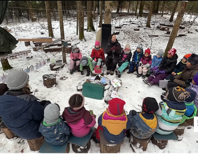 L’école dans la forêt