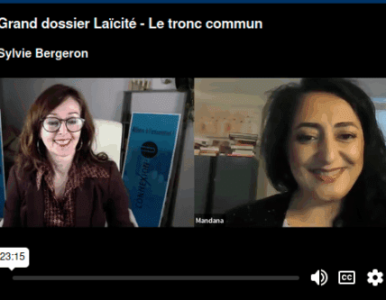 Sylvie Bergeron et Connexion-U apportent de la lumière concernant la loi 21 sur la laïcité
