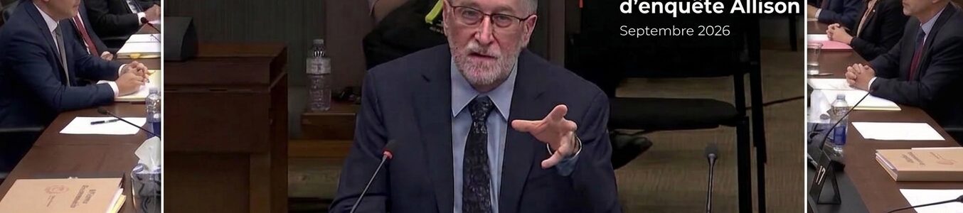 La commission d’enquête Allison – Témoignage de Denis Rancourt