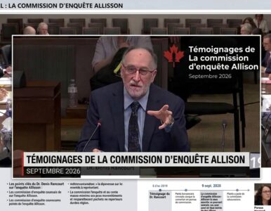La commission d’enquête Allison – Témoignage de Denis Rancourt